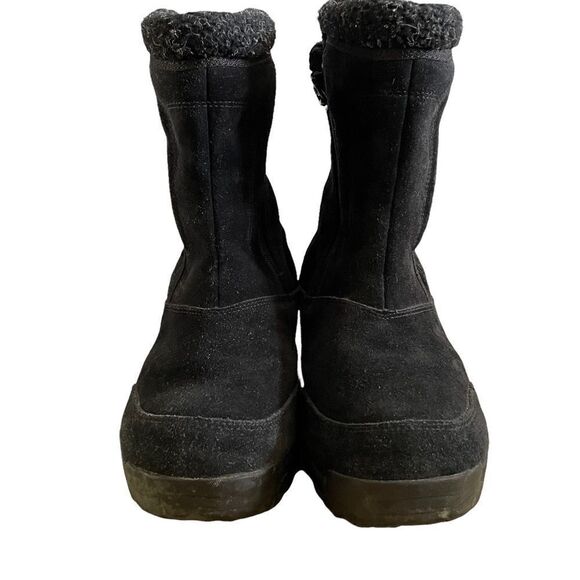 Sorel ~Winter Boots ~Womens Waterfall NL1964-010 ~Black Suede~ Mid Calf Size 8.5 - Picture 1 of 12